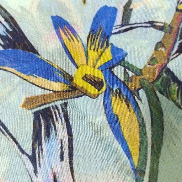 BALENCLAGA Rosabotanica Silk Vibrant Colours NWT - Picture 8 of 14